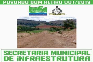 Foto - OBRAS POVOADO DO BOM RETIRO, GEADA, SOBRADINHO E MANDEMBO.